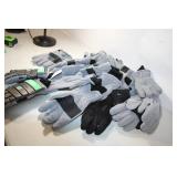 Collection of Various Winter Gloves and Mittens