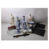 Collection of Chinese Porcelain Vases and Figurines