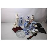 Collection of Chinese Porcelain Vases and Figurines