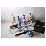 Collection of Chinese Porcelain Vases and Figurines