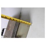 Vintage Metal Tool Box with Distressed Finish