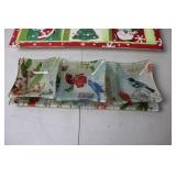 Holiday Themed Ceramic Serving Trays with Festive and Bird Designs