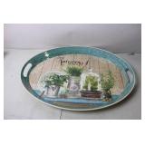 Decorative Serving Tray with Nature