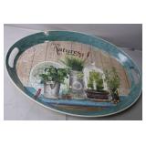 Decorative Serving Tray with Nature