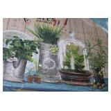 Decorative Serving Tray with Nature