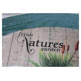 Decorative Serving Tray with Nature