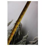 Snow-Frosted Pine Tree Centerpiece Decor