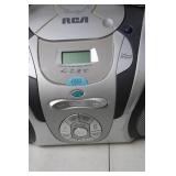 RCA Portable CD Radio Boombox with Handle and Power Cord
