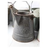 Vintage Galvanized Watering Cans and Buckets Collection
