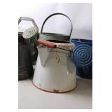Vintage Galvanized Watering Cans and Buckets Collection