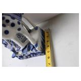 Blue and White Porcelain Figurine Statue