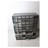 Large 45-Drawer Plastic Organizer Cabinet for Hardware Storage