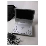 Audiovox 7" Portable DVD Player with Carrying Case and Charger