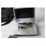 Audiovox 7" Portable DVD Player with Carrying Case and Charger
