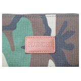 Plunder Camouflage Messenger Bag with Red Polka Dot Lining