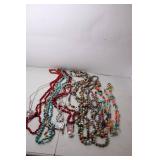 Collection of Colorful Beaded Necklaces with Unique Pendants