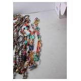 Collection of Colorful Beaded Necklaces with Unique Pendants