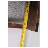 Rustic Wooden Wall-Mounted Jewelry Holder with Hooks