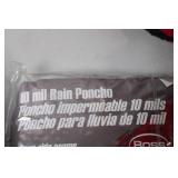 Harley-Davidson Red and Black Rain Poncho with Hood