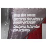 Harley-Davidson Red and Black Rain Poncho with Hood