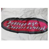 Harley-Davidson Red and Black Rain Poncho with Hood