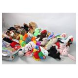 Collection of 50+ Beanie Babies and Collector