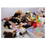 Collection of 50+ Beanie Babies and Collector