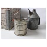 Collection of Vintage Kitchen and Dairy Farm Implements