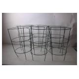 Set of 5 Metal Plant Support Cages