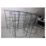 Set of 5 Metal Plant Support Cages