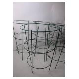 Set of 5 Metal Plant Support Cages