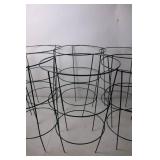 Set of 5 Metal Plant Support Cages