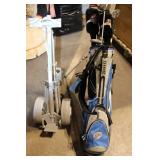 Callaway Golf Club Set with Bag and Caddy Wagon Golf Cart