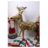 Vintage Holiday Decor Collection: Santa, Reindeer, Sled, and Tree