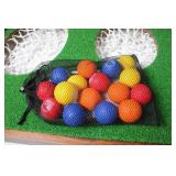 Battle Chip Versus Golf Game with 20 Balls