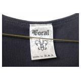 Set of 2 Vocal Embellished Tops with Cross Designs