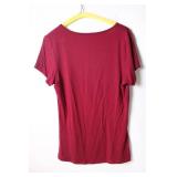 Set of 2 Vocal Embellished Tops with Cross Designs