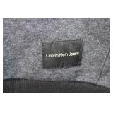 Calvin Klein Jeans Black and Gray Hoodie, Size M