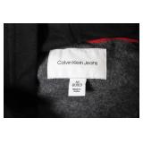 Calvin Klein Jeans Black and Gray Hoodie, Size M
