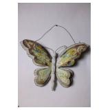 Set of 3 Decorative Wall Hangings with Floral and Butterfly Designs