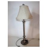 Elegant Decorative Table Lamp with Beaded Shade
