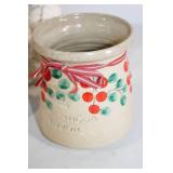 Decorative Lot: Vintage Candlesticks, Floral Vase, Ceramic Jar, and Candle Holder