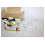 Prodyne Iced Dip 3-Piece Set with Stainless Steel Bowl and Acrylic Lower