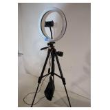 Adjustable LED Ring Light with Tripod and Phone Holder