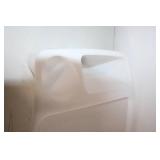 White Plastic Bathtub Overflow Cover Tray