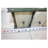 Vintage Wooden Drawer Organizer with Distressed Finish