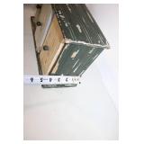 Vintage Wooden Drawer Organizer with Distressed Finish