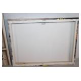 Set of 2 Inspirational Canvas Wall Art with Floral and Motivational Text