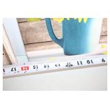 Set of 2 Inspirational Canvas Wall Art with Floral and Motivational Text