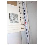 Large White Multi-Photo Collage Frame with Carved Leaf Design